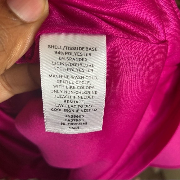 🌹Chelsea28 Fuchsia Pink Ruffle Hem Dress 8 Party - Picture 4 of 6